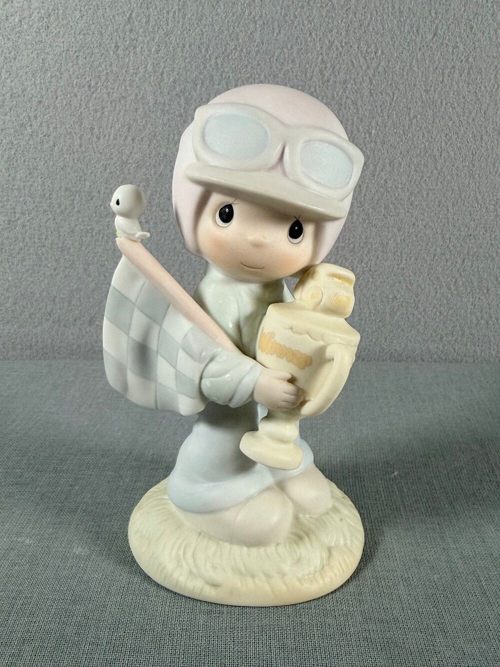 Precious Moments Trust In The Lord To The Finish PM842 Racing Figurine